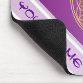 Levensloop / Blume des lebens - goud Muismat (Hoek)