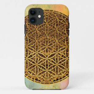 Levensloop / Blume des lebens - medaille goud Case-Mate iPhone Case