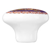 Levensloop / Blume des lebens - Ornament I Keramische Knop (Zijkant)