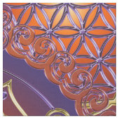 Levensloop / Blume des lebens - Ornament I Stof (Close Up)