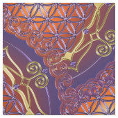 Levensloop / Blume des lebens - Ornament I Stof (Swatch)