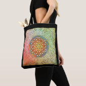 Levensloop / Blume des lebens - Ornament I Tote Bag (Dichtbij)