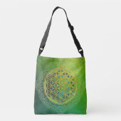 Levensloop / Blume des lebens - Ornament II Crossbody Tas (Achterkant)