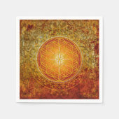 Levensloop / Blume des lebens - Ornament III Servet (Voorkant)