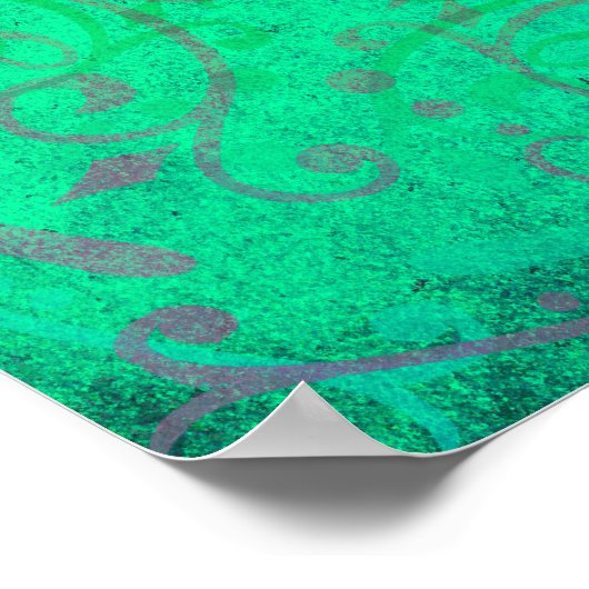 Levensloop / Blume des lebens - Ornament IV Poster (Hoek)