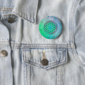 Levensloop / Blume des lebens - Ornament IV Ronde Button 5,7 Cm (In situ)