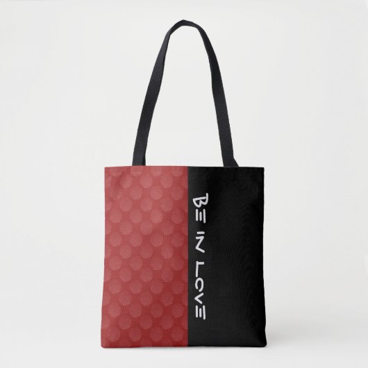 Levensloop / Blume des lebens - rode patronen Tote Bag (Voorkant)