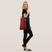 Levensloop / Blume des lebens - rode patronen Tote Bag (Op model)