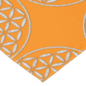 Levensloop / Blume des lebens - wit stempel Tafelkleed (Gekanteld)