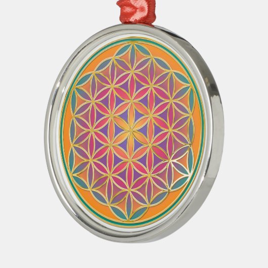 Levensloop - Button stijl 03 Metalen Ornament (Links)