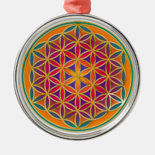Levensloop - Button stijl 03 Metalen Ornament