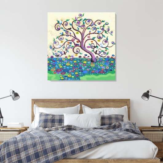 Levensloop Canvas Afdruk (Insitu (Slaapkamer))