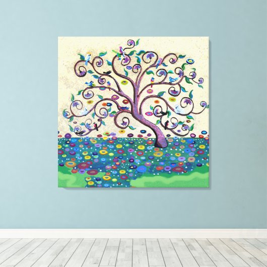 Levensloop Canvas Afdruk (Insitu (Houten vloer))