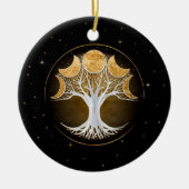 Levensloop en manen keramisch ornament (Voorkant)