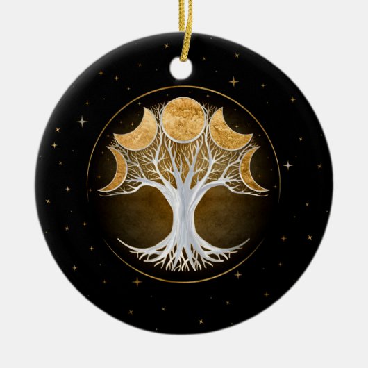 Levensloop en manen keramisch ornament (Voorkant)