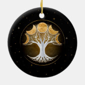 Levensloop en manen keramisch ornament (Achterkant)