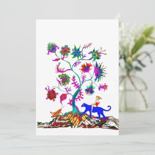 Levensloop Feestdagenkaart (Staand voorkant)