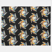 Levensloop Fleece Deken (Voorkant (Horizontaal))