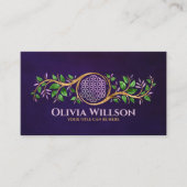 Levensloop - Fluoriet en goud Visitekaartje (Voorkant)