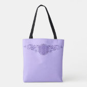 Levensloop -  grens v tote bag (Achterkant)