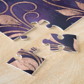 Levensloop in roze lotussierplant legpuzzel (Zijkant)