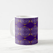 Levensloop - Lotus Silver Gold Koffiemok (Voorkant links)
