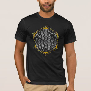 Levensloop - Lotus Silver Gold T-shirt