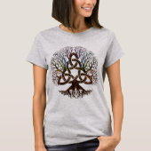 Levensloop met Triquetra T-shirt (Voorkant)