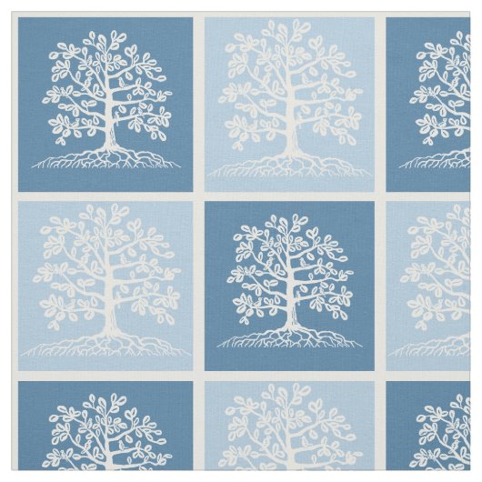 Levensloop met vogels stof (Swatch)