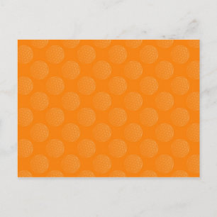 Levensloop / onbeschaamd lebenspatroon - oranje pa briefkaart