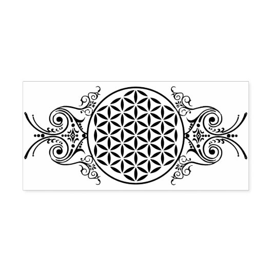 Levensloop - ornamenten 1 zelfinktende stempel (Design)