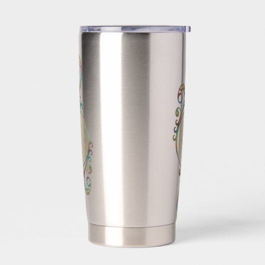 Levensloop - Ornamenten voor spiraalvormers 1 Geïsoleerde Drinkbeker (Links)