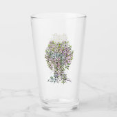 Levensloop - Spiralen bladeren vruchten 1 Glas (Voorkant)