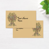 Levensloop - Spiralen bladeren vruchten 1 Visitekaartje (Bureau)