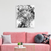Levensloop - Spiralen laten gomstijl 1 achter Canvas Afdruk (Insitu (Woonkamer))