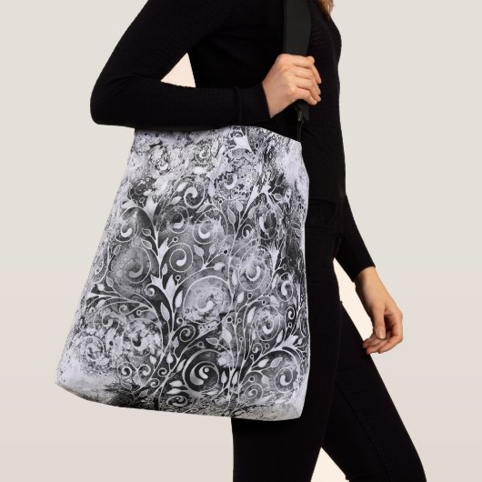 Levensloop - Spiralen laten gomstijl 1 achter Crossbody Tas (Dichtbij)