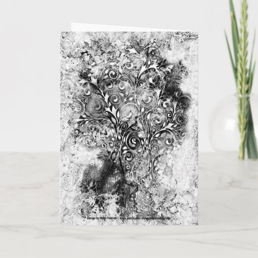 Levensloop - Spiralen laten gomstijl 1 achter Kaart (Achterkant)