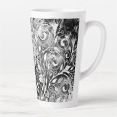 Levensloop - Spiralen laten gomstijl 1 achter Latte Mok (Rechts)