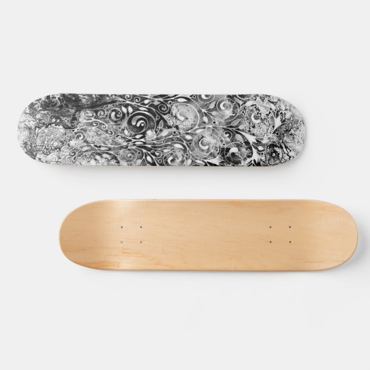 Levensloop - Spiralen laten gomstijl 1 achter Persoonlijk Skateboard (Horizontaal)