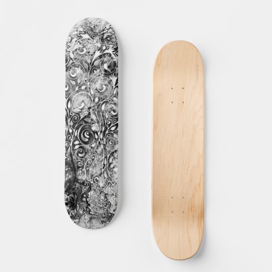 Levensloop - Spiralen laten gomstijl 1 achter Persoonlijk Skateboard (Voorkant)