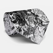 Levensloop - Spiralen laten gomstijl 1 achter Stropdas (Opgerold)