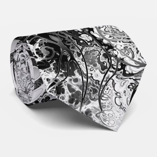 Levensloop - Spiralen laten gomstijl 1 achter Stropdas (Opgerold)