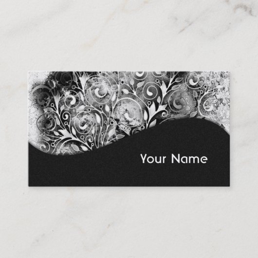 Levensloop - Spiralen laten gomstijl 1 achter Visitekaartje (Voorkant)