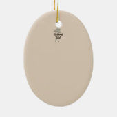 Levensloop / stamboom van Man Keramisch Ornament (Achterkant)