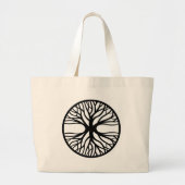 Levensloop Tattoo Grote Tote Bag (Voorkant)