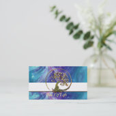 Levensloop  visitekaartje (Staand voorkant)