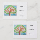 Levensloop-visitekaartjes Visitekaartje (Voorkant / Achterkant)