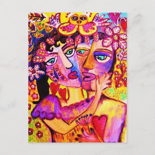 Levensloopboom Briefkaart (Voorkant)