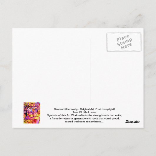 Levensloopboom Briefkaart (Achterkant)
