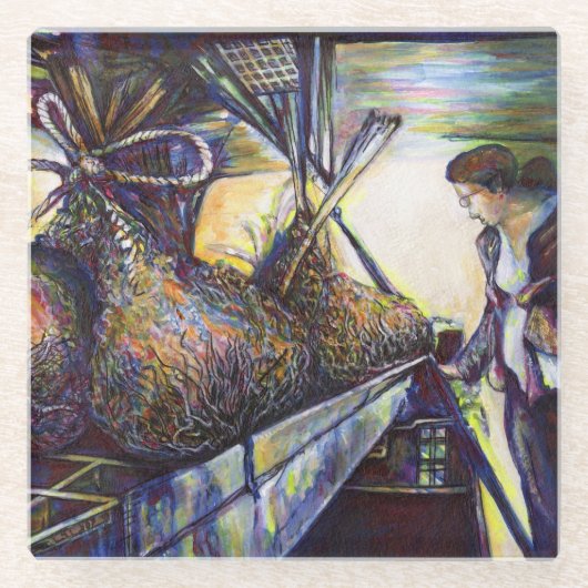 Levenslot van het Hurling Glazen Onderzetter (Voorkant)